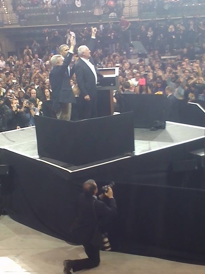 President Obama, Governor Quinn, and Senator Durbin at "Early Voter Rally" 2014