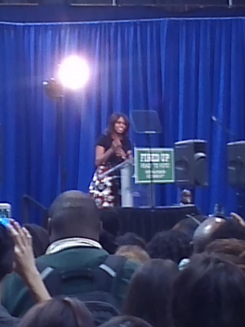 2014, Rally at UIC !st Lady Michelle Obama, to Re-Elect Gov. Quinn